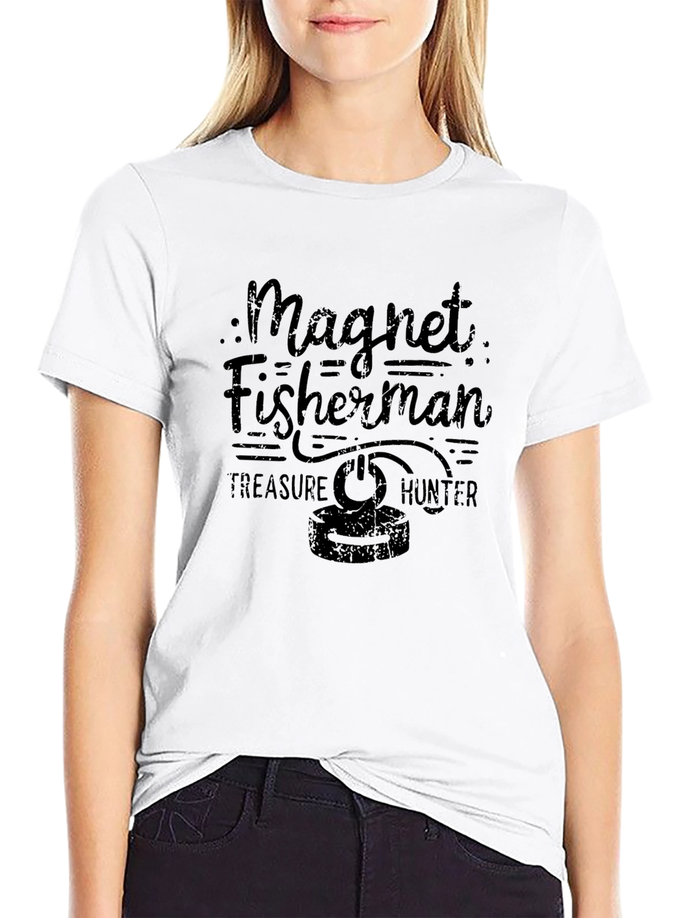 Magnet Fisherman Treasure Hunter T-Shirt