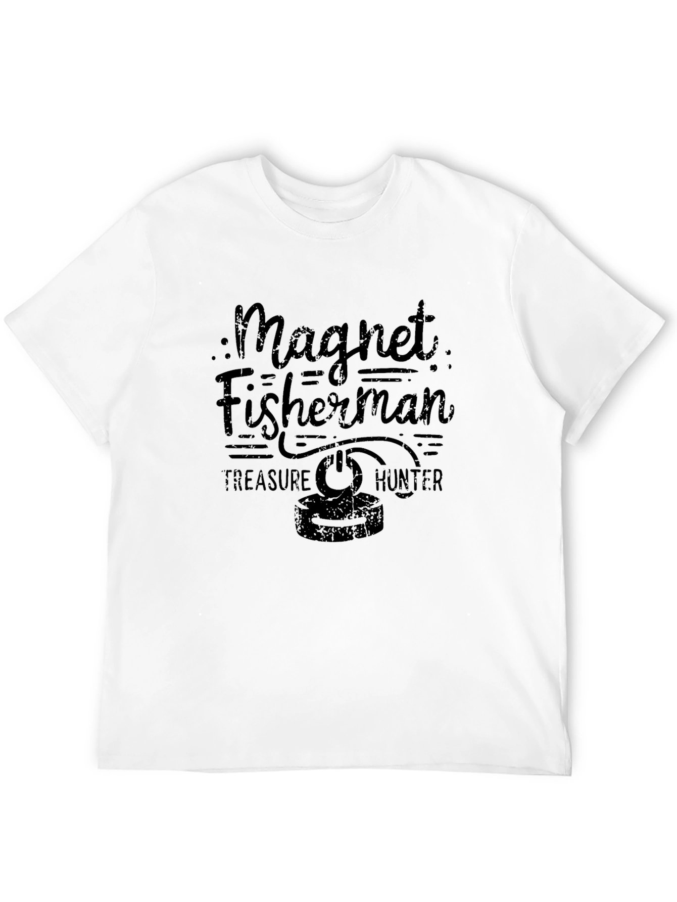 Magnet Fisherman Treasure Hunter T-Shirt