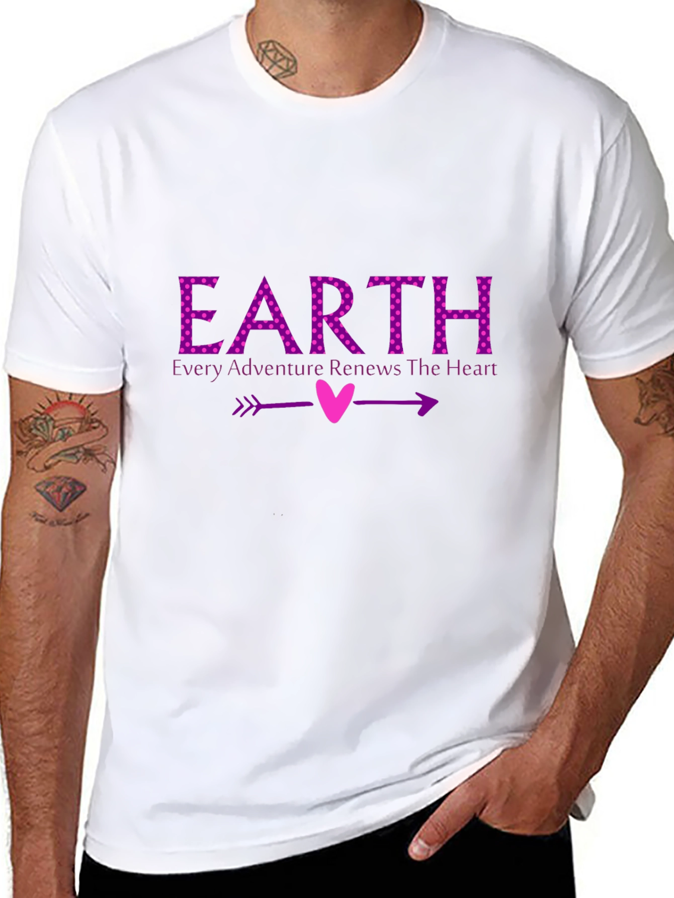 Earth Adventure Renews Heart T-Shirt