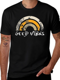 Good Vibes Rainbow Graphic Tee