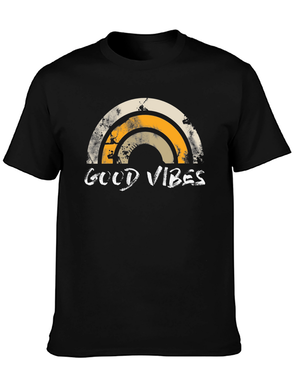 Good Vibes Rainbow Graphic Tee