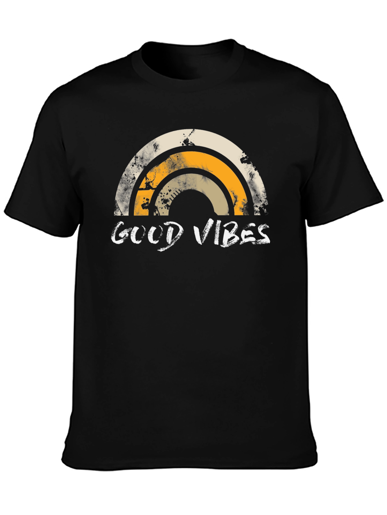 Good Vibes Rainbow Graphic Tee