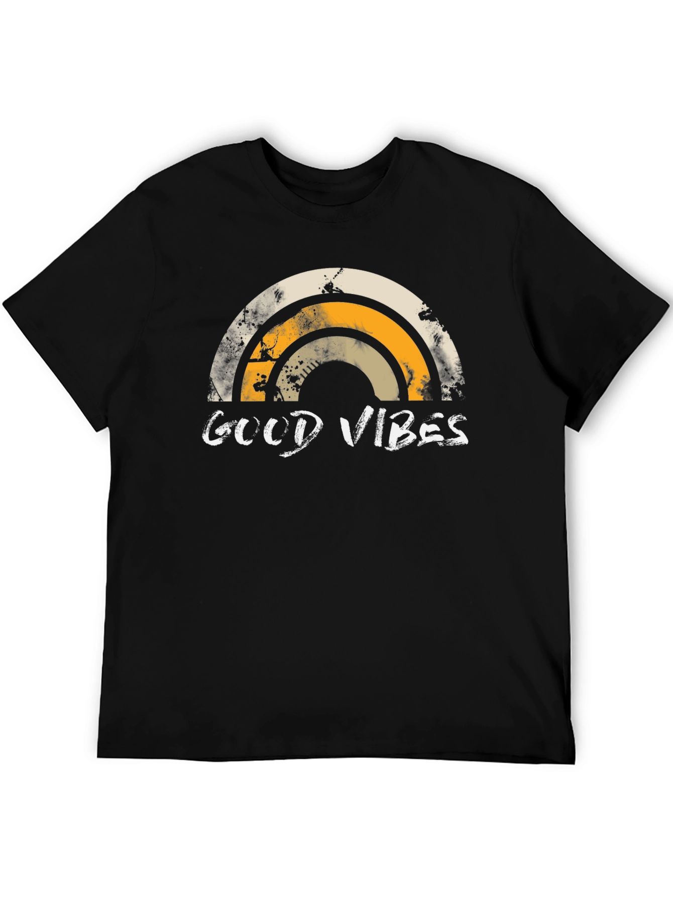 Good Vibes Rainbow Graphic Tee