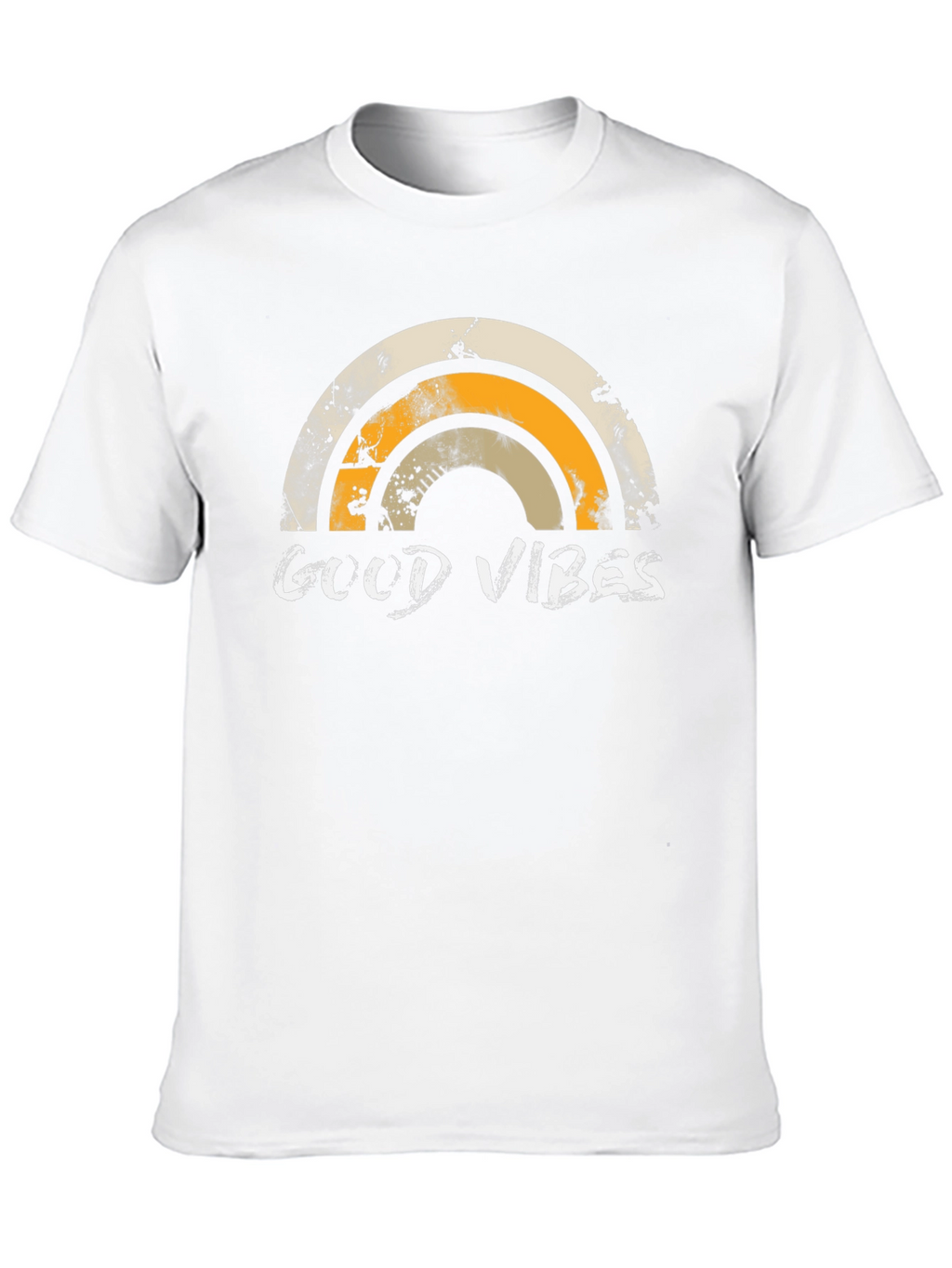 Good Vibes Rainbow Graphic Tee