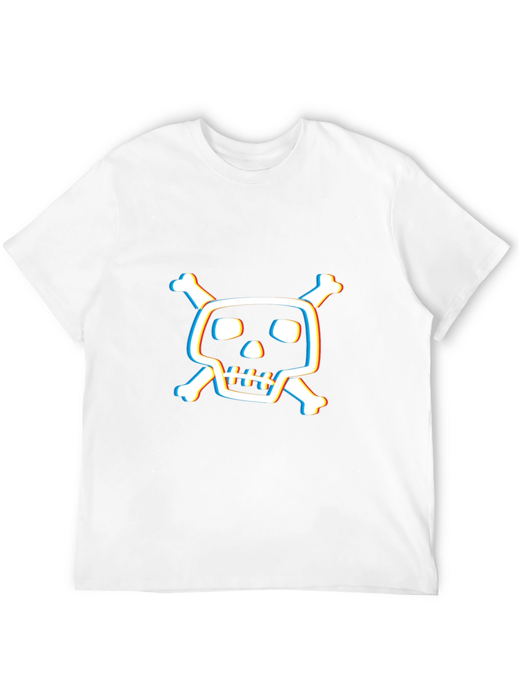 Skull & Crossbones Graphic Tee - Mens Black T-Shirt