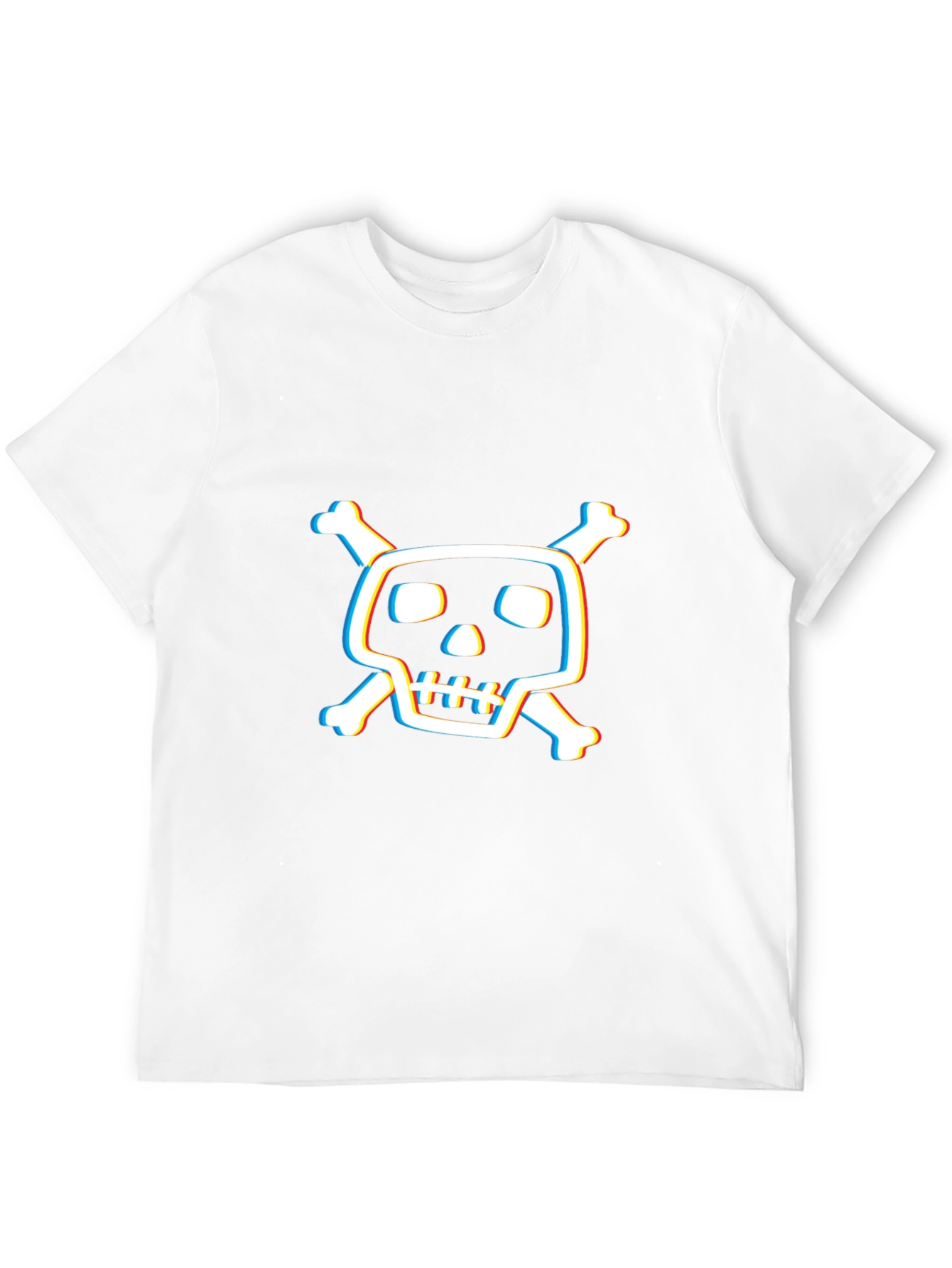 Skull & Crossbones Graphic Tee - Mens Black T-Shirt