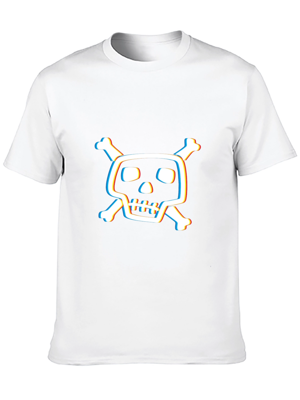 Skull & Crossbones Graphic Tee - Mens Black T-Shirt
