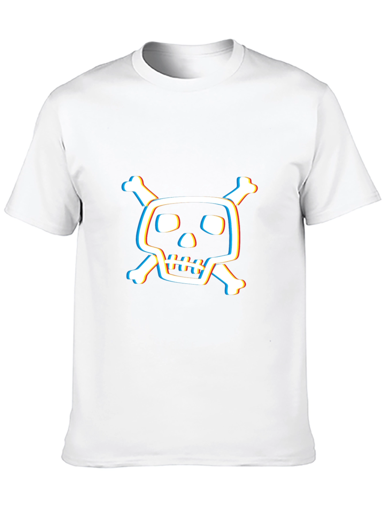 Skull & Crossbones Graphic Tee - Mens Black T-Shirt