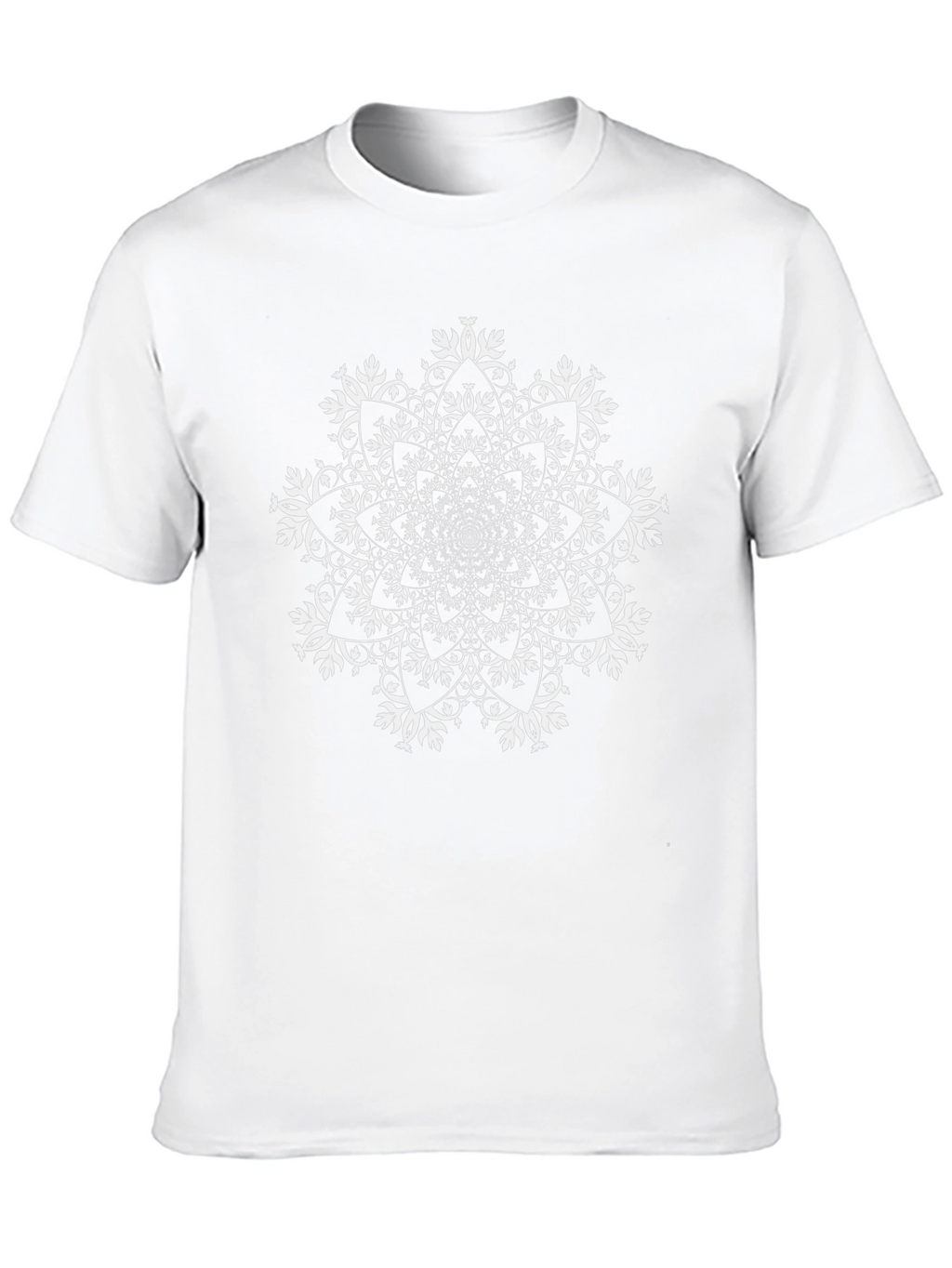 Mandala Graphic Tee - Black Casual Style