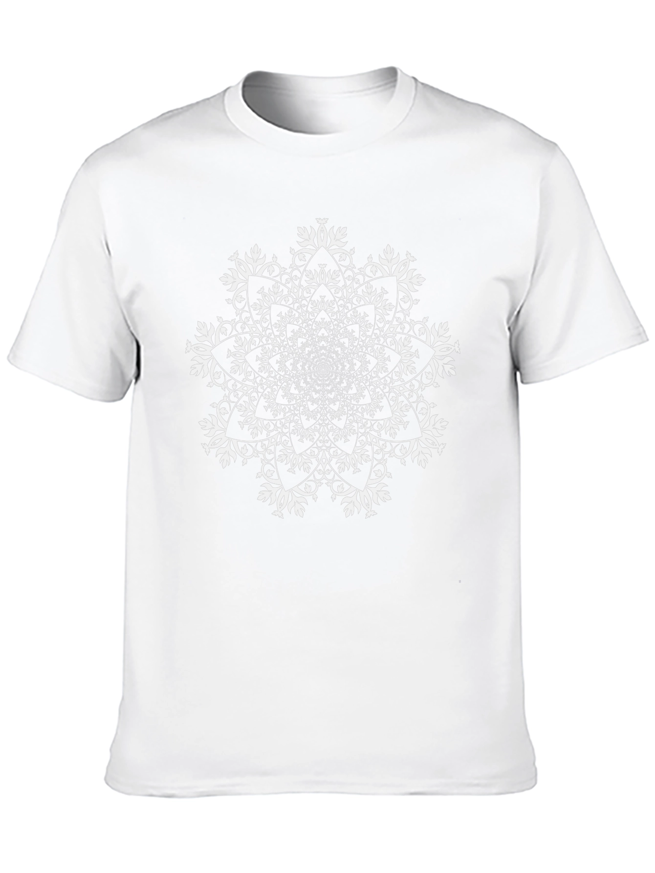 Mandala Graphic Tee - Black Casual Style