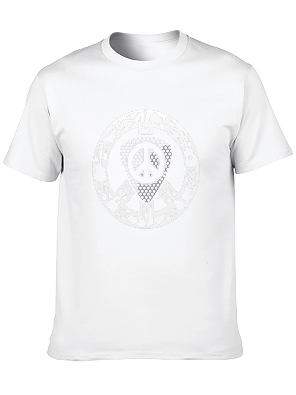Guitar Peace T-Shirt - Music Lover Tee