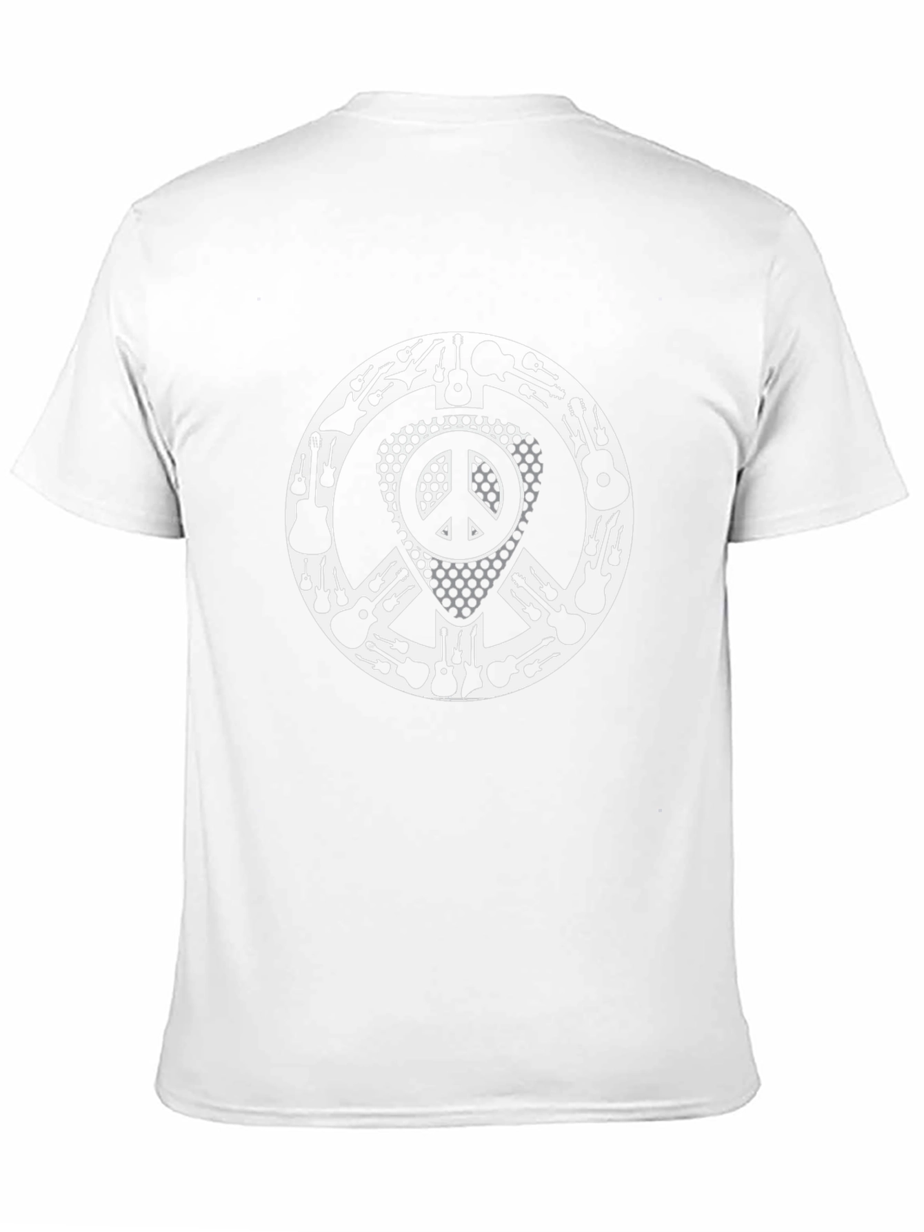 Guitar Peace T-Shirt - Music Lover Tee
