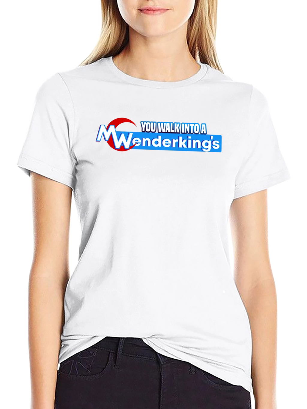 Wenderkings Black T-Shirt: You Walk Into A...