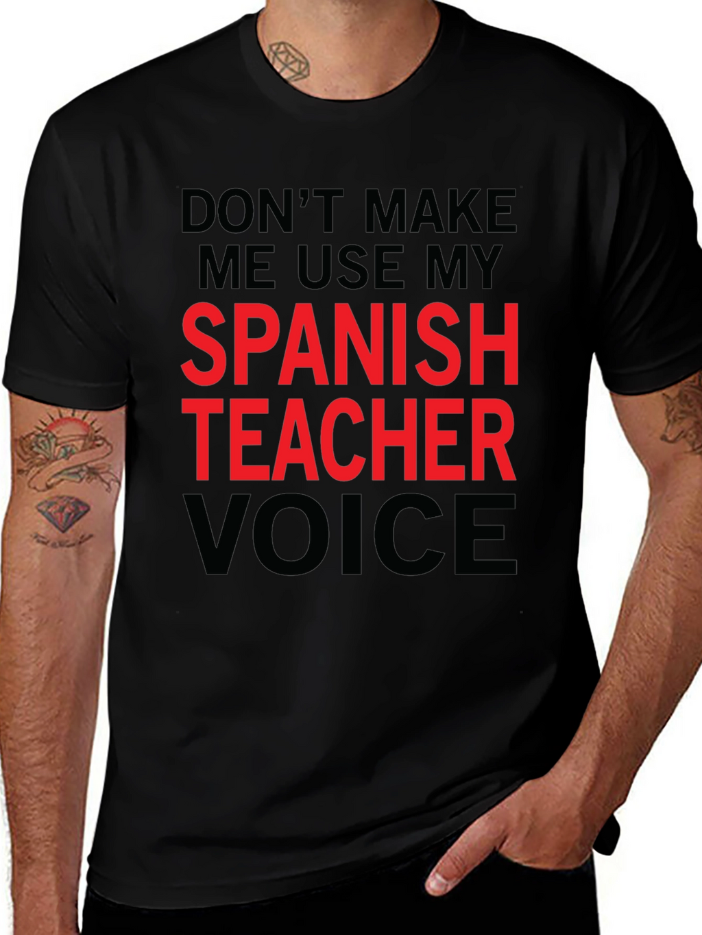 Spanish Teacher Voice T-Shirt Funny Gift