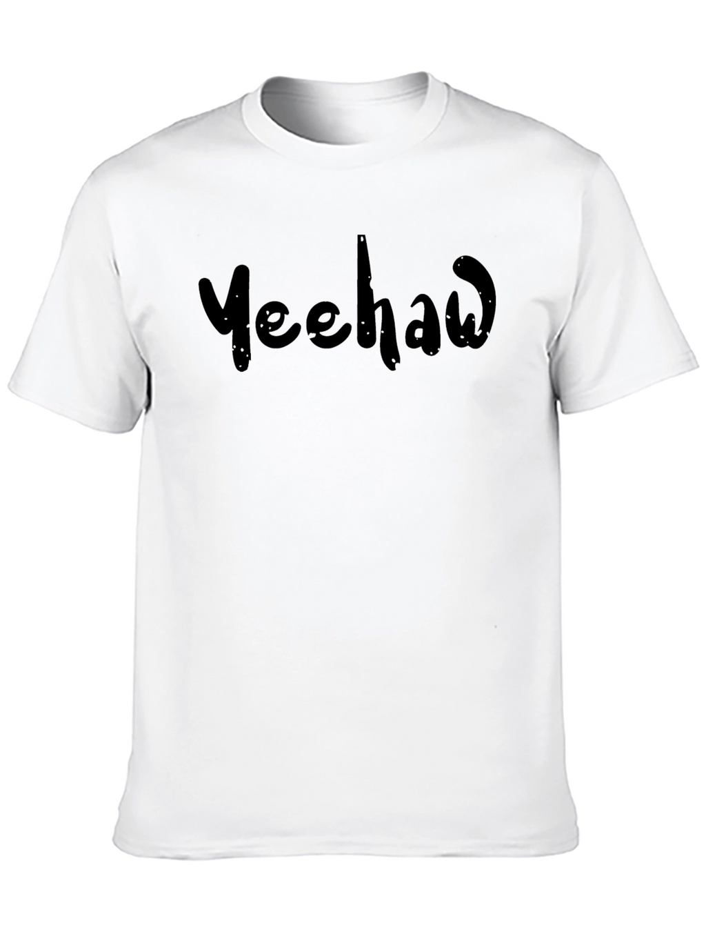 Yeehaw Graphic T-Shirt - Casual Short Sleeve Tee