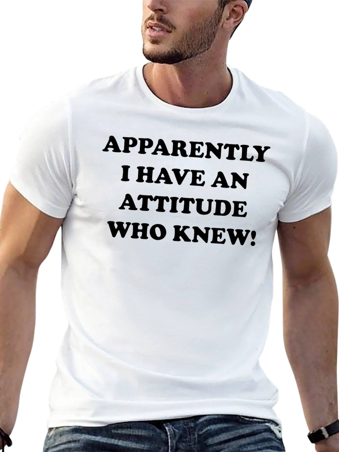 Attitude Funny Graphic T-Shirt for Men