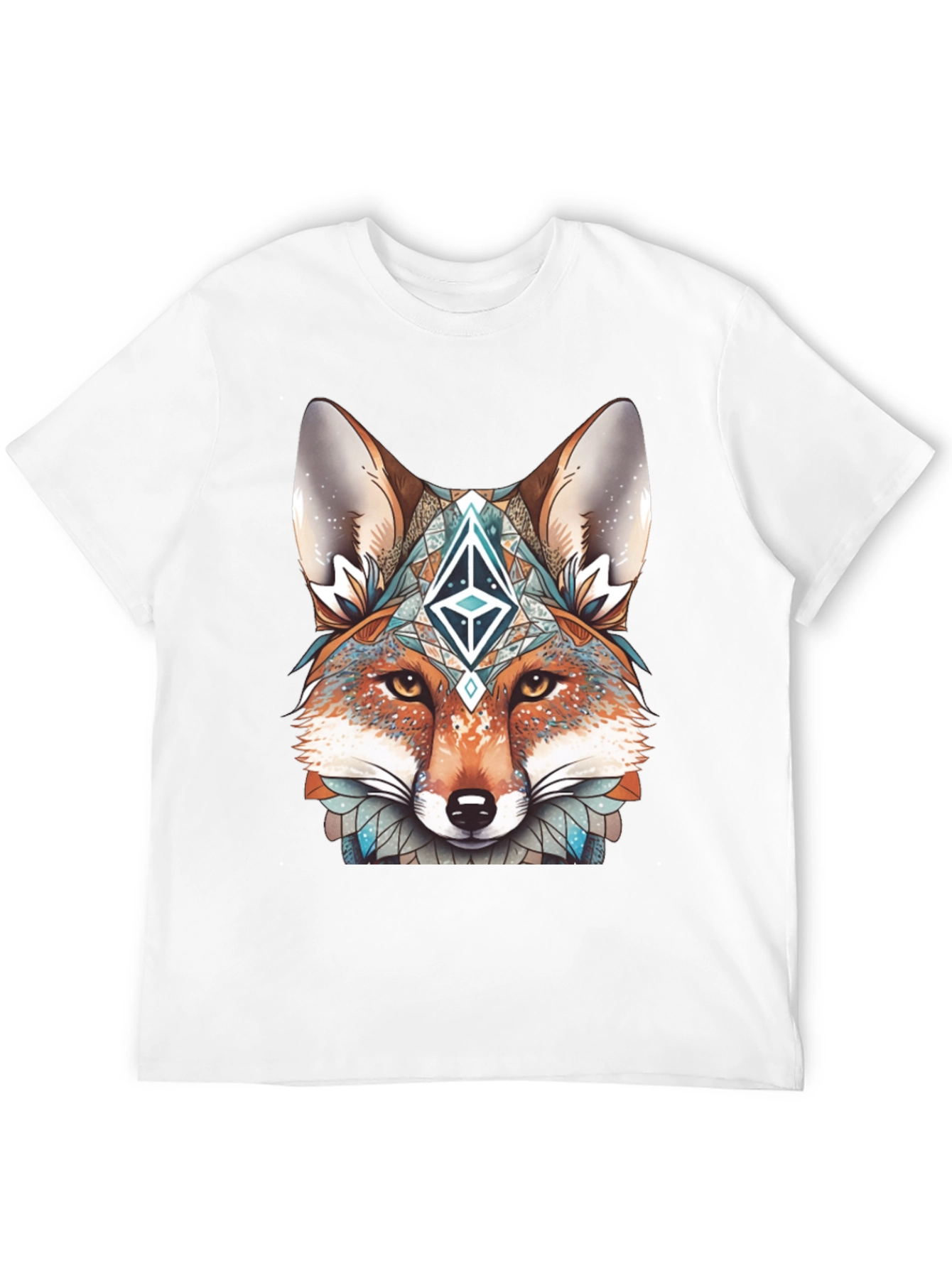 Fox Head Graphic T-Shirt - Unique Design