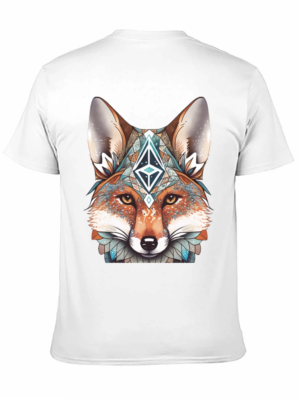 Fox Head Graphic T-Shirt - Unique Design