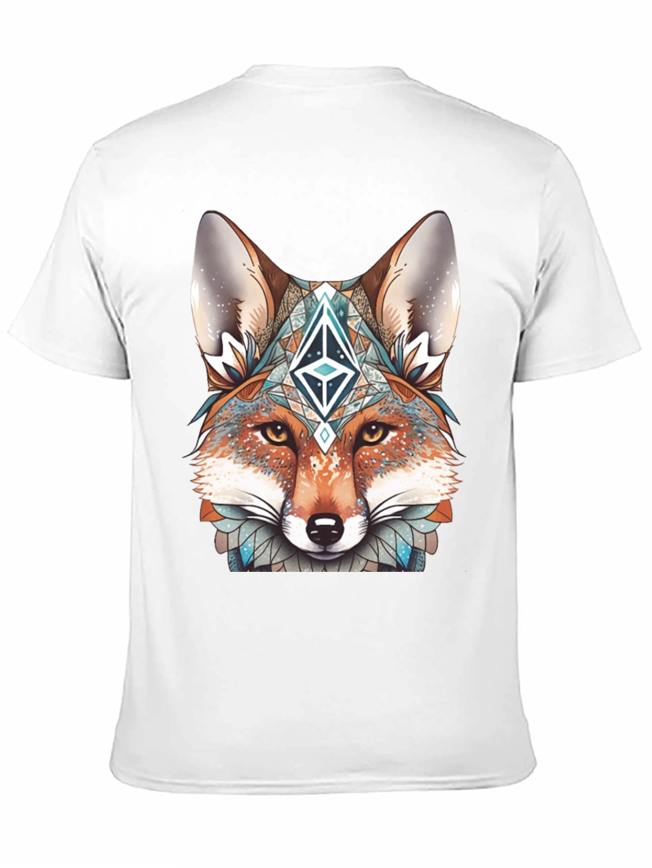 Fox Head Graphic T-Shirt - Unique Design
