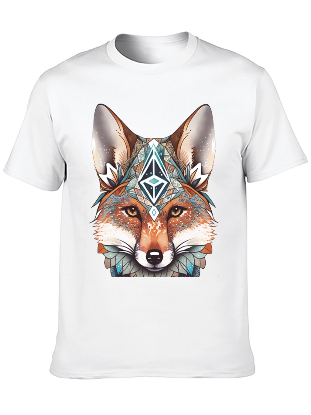 Fox Head Graphic T-Shirt - Unique Design