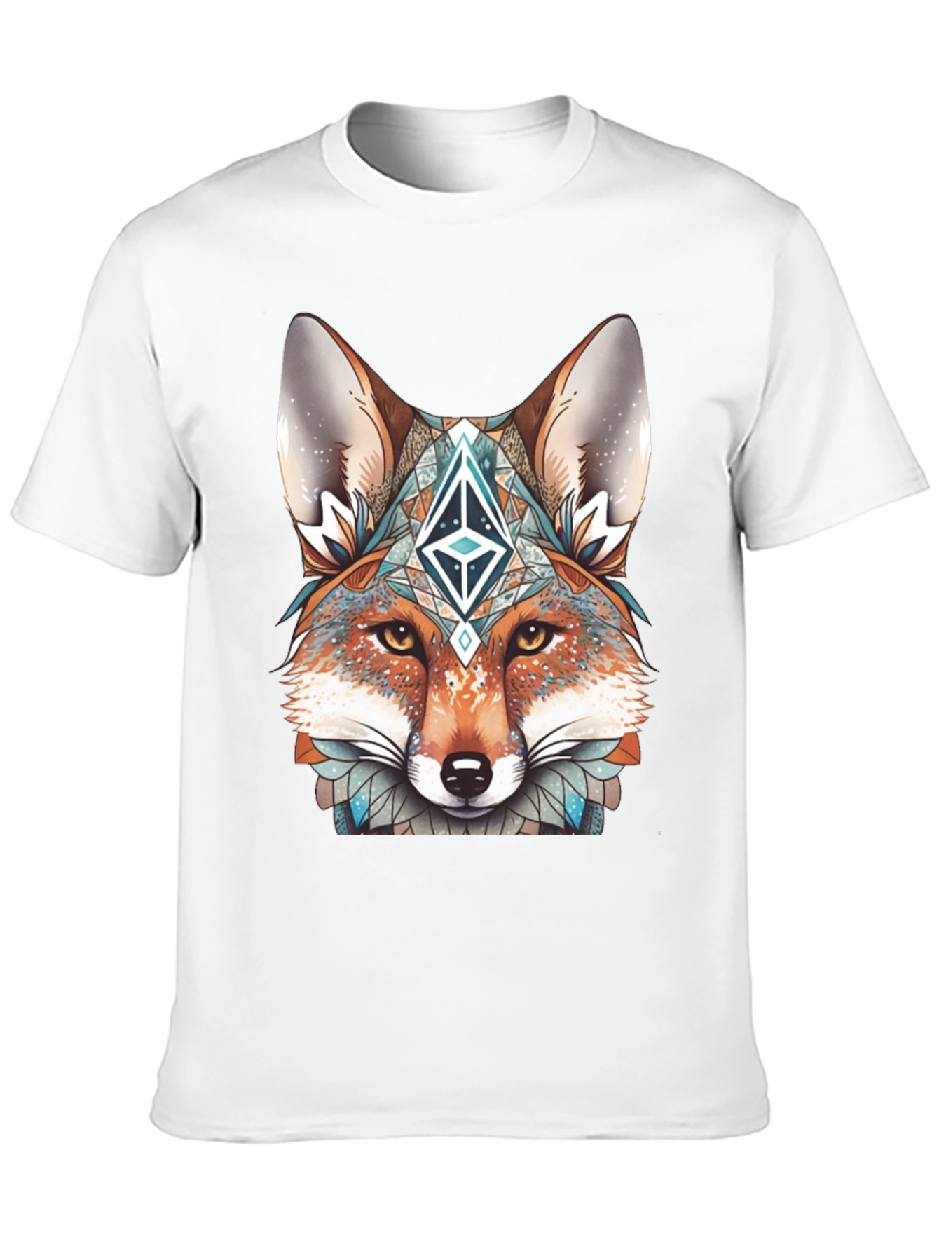 Fox Head Graphic T-Shirt - Unique Design