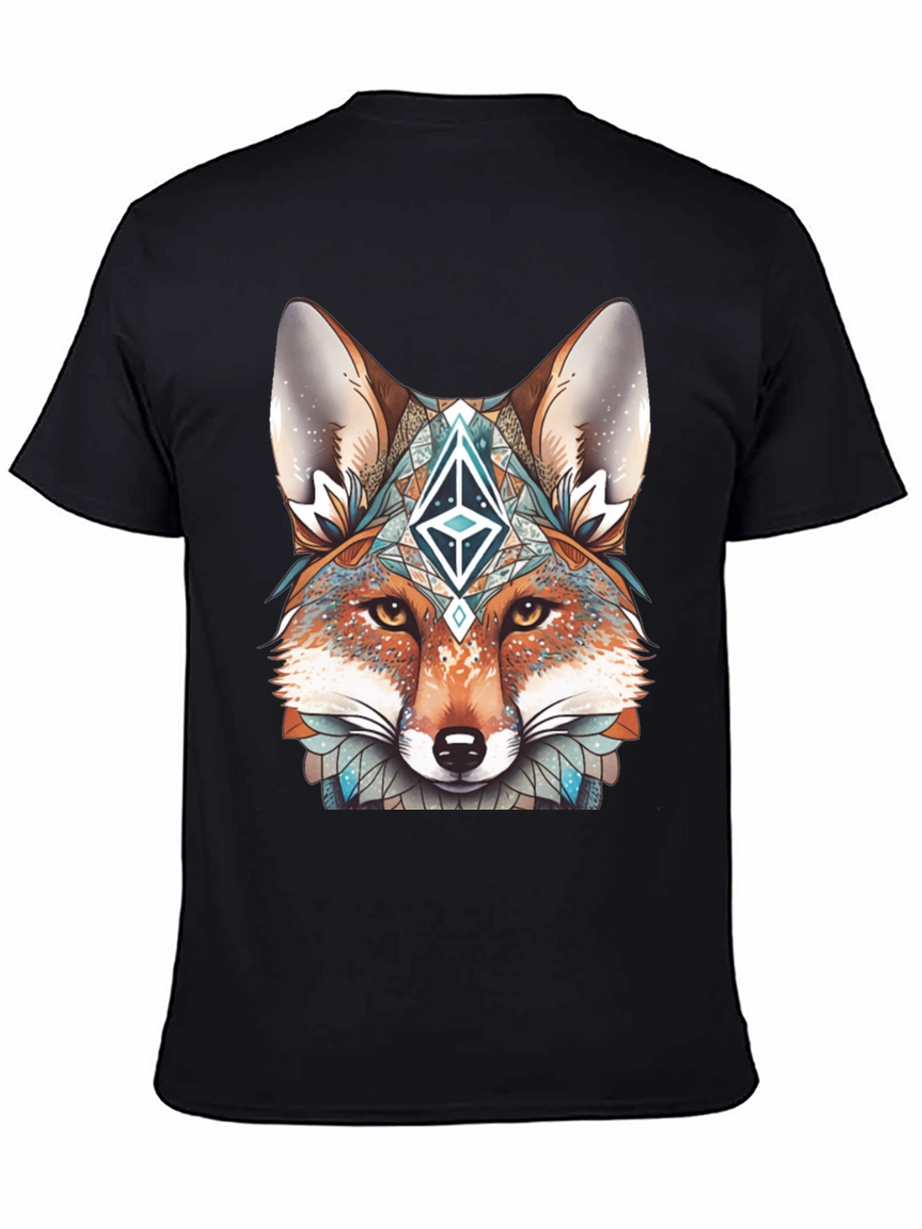 Fox Head Graphic T-Shirt - Unique Design