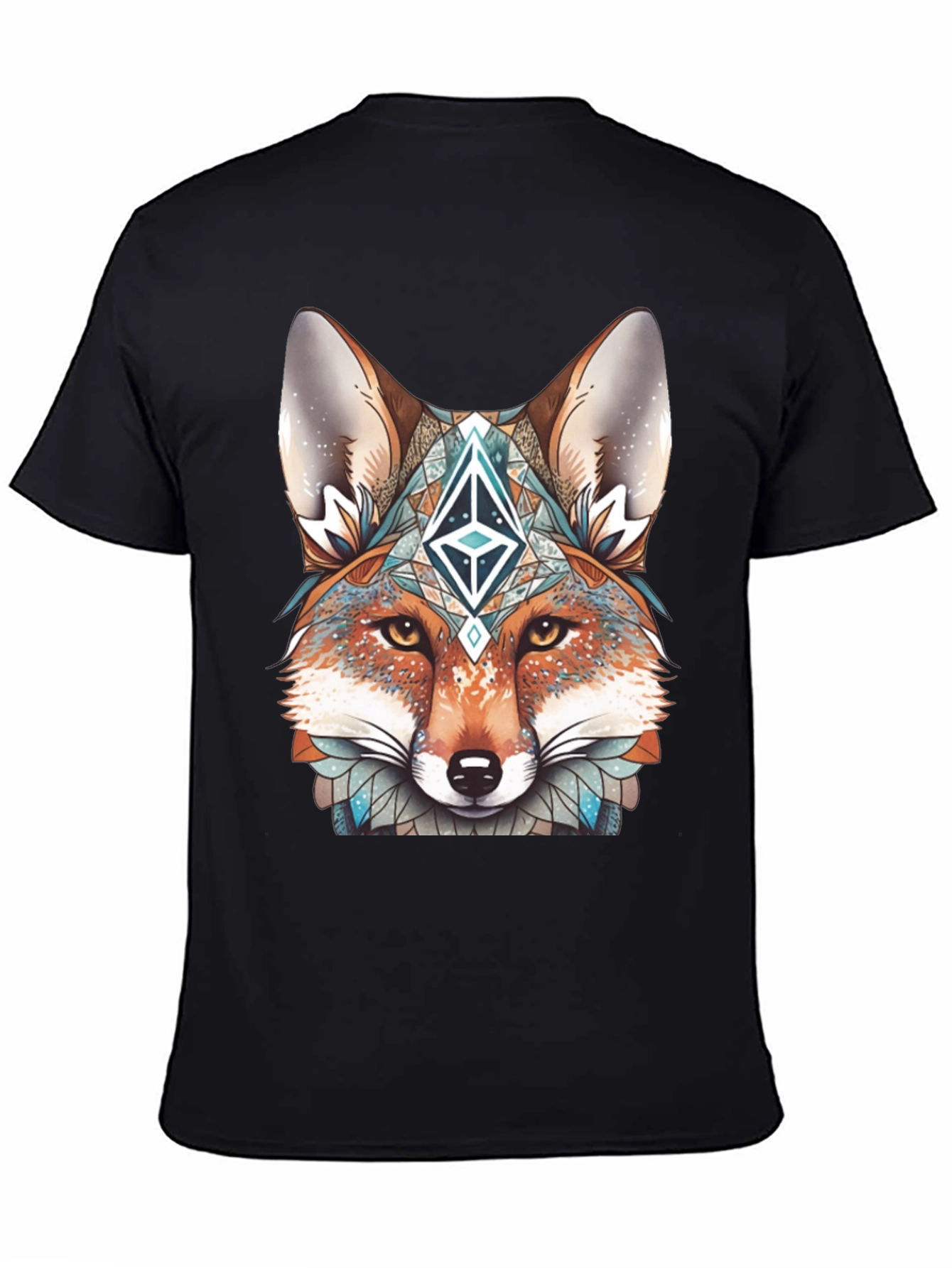 Fox Head Graphic T-Shirt - Unique Design