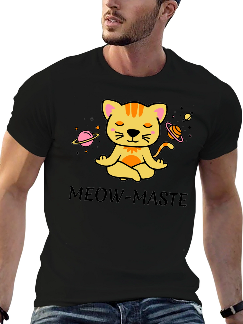 Meow-Maste Black T-Shirt