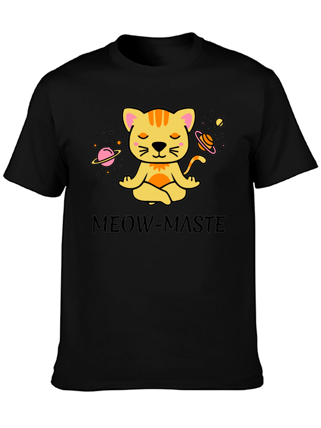 Meow-Maste Black T-Shirt