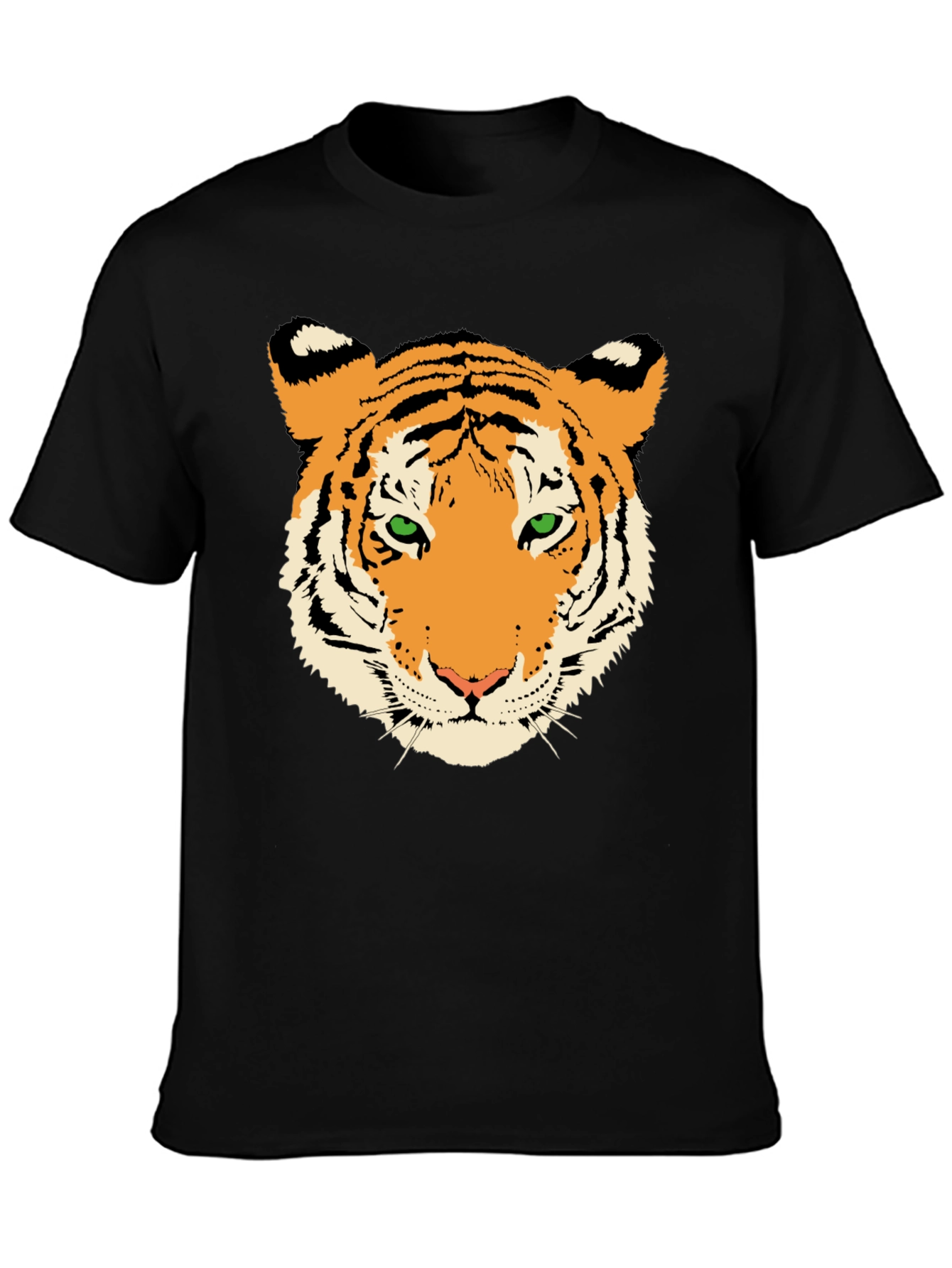 Tiger Graphic Print Mens T-Shirt