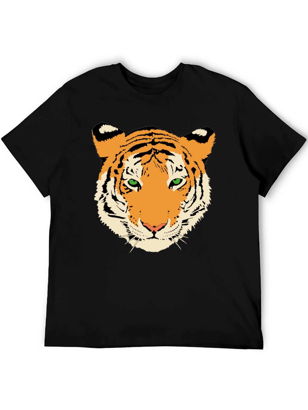 Tiger Graphic Print Mens T-Shirt