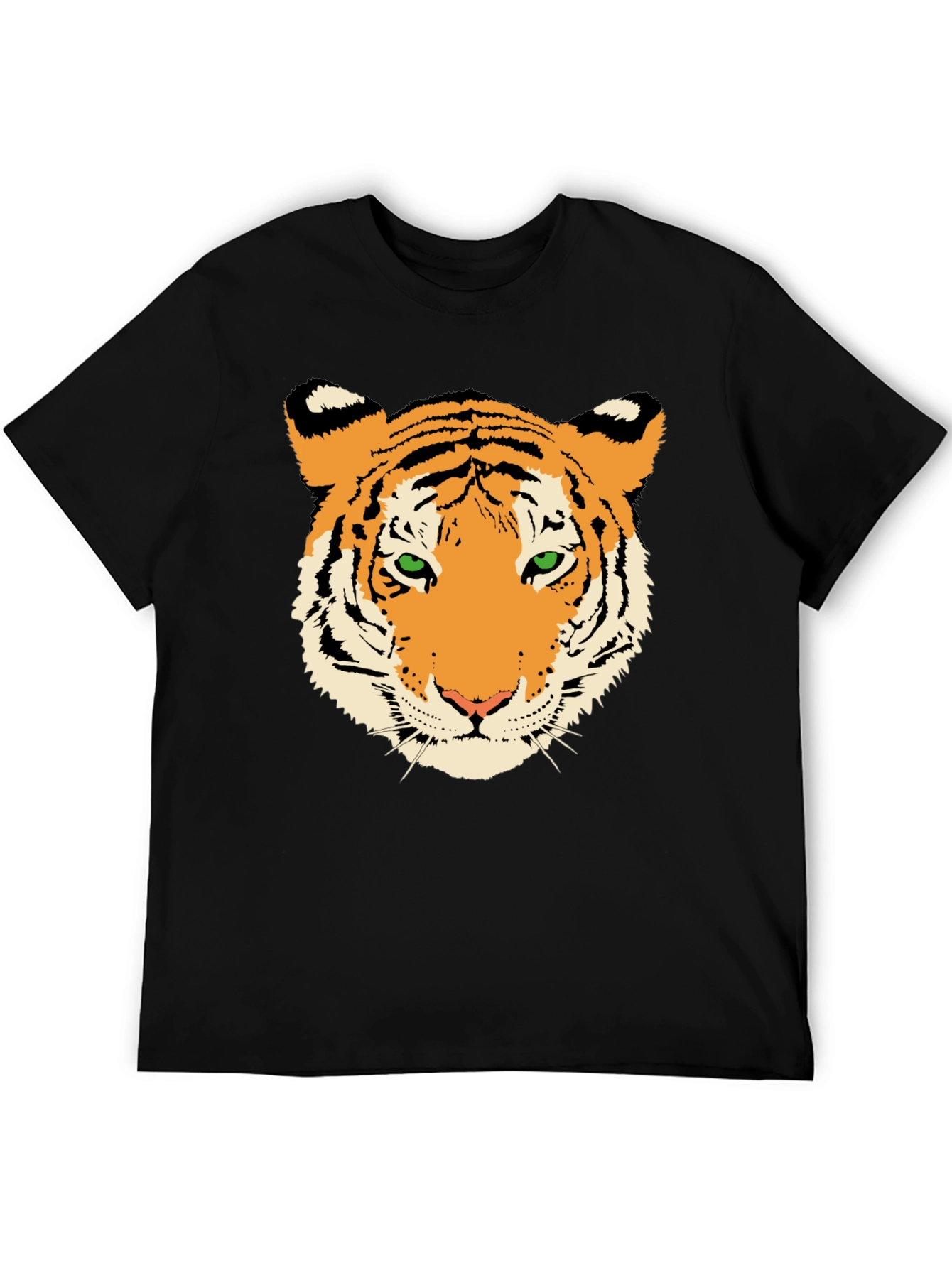 Tiger Graphic Print Mens T-Shirt