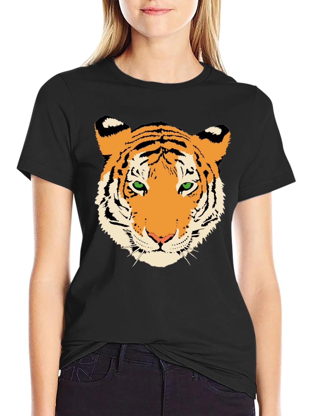 Tiger Graphic Print Mens T-Shirt