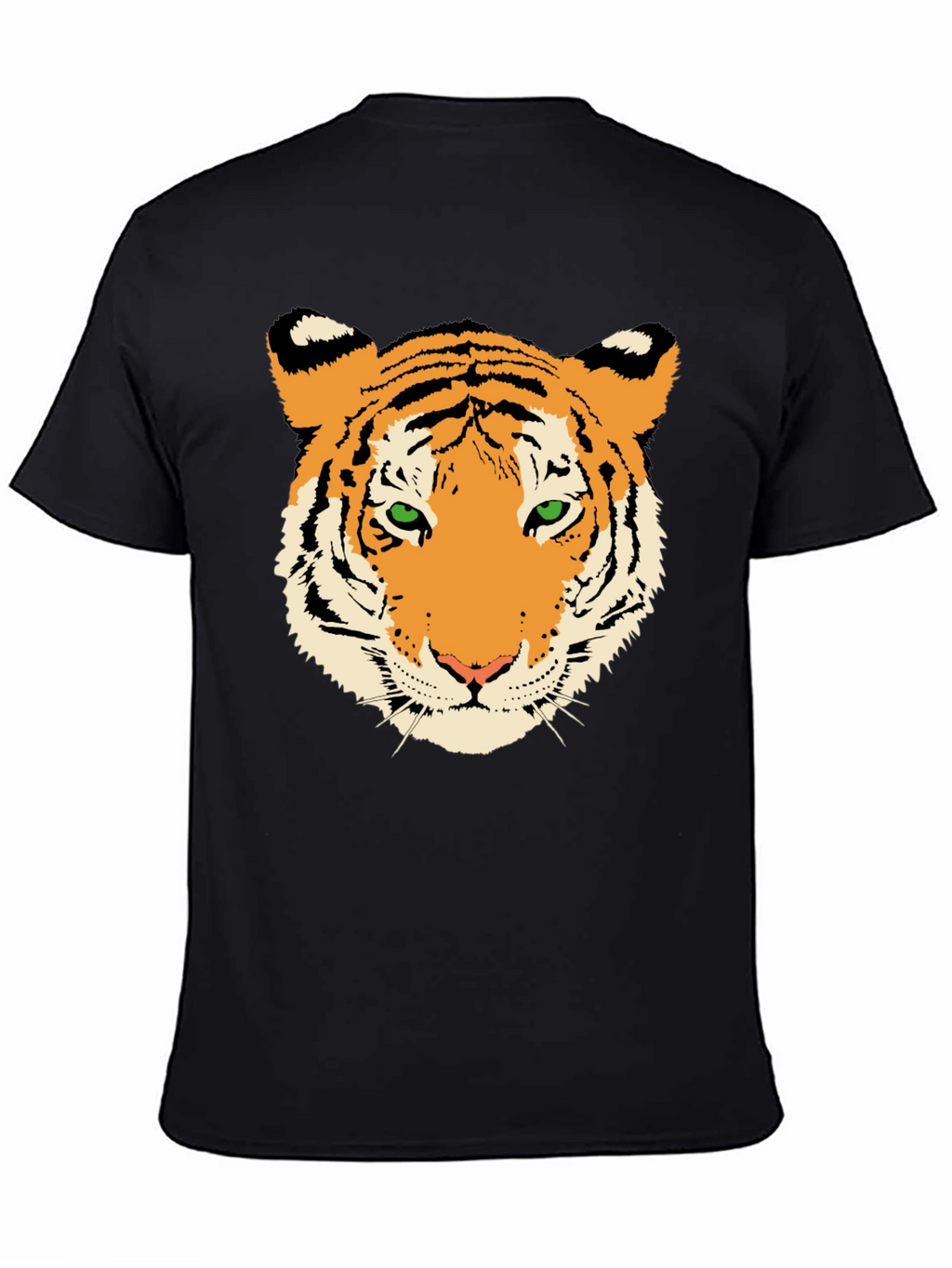 Tiger Graphic Print Mens T-Shirt