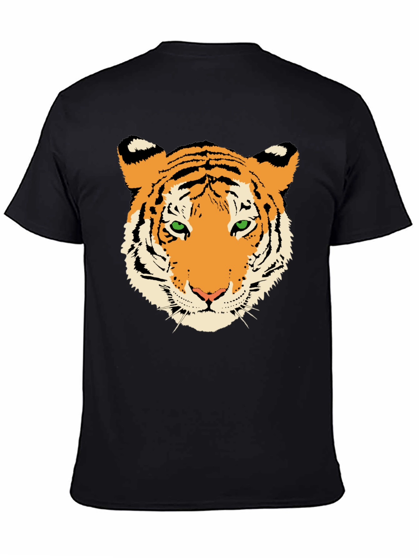 Tiger Graphic Print Mens T-Shirt
