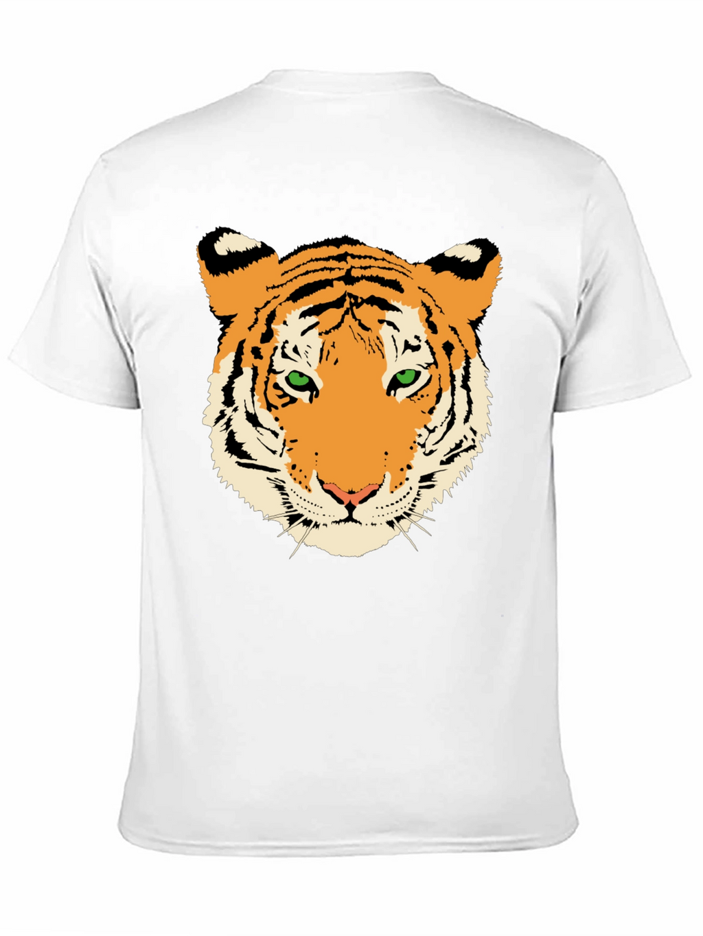 Tiger Graphic Print Mens T-Shirt