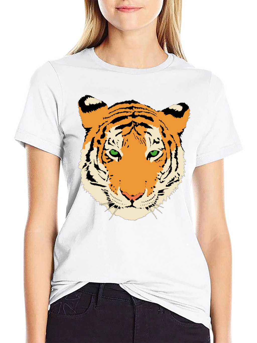 Tiger Graphic Print Mens T-Shirt