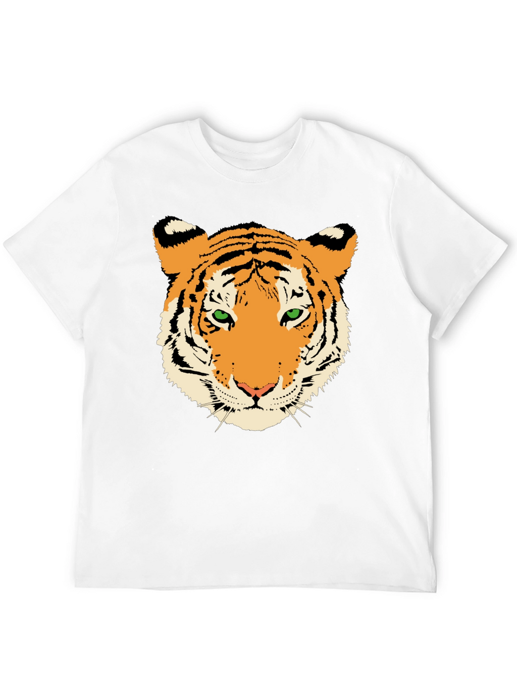 Tiger Graphic Print Mens T-Shirt