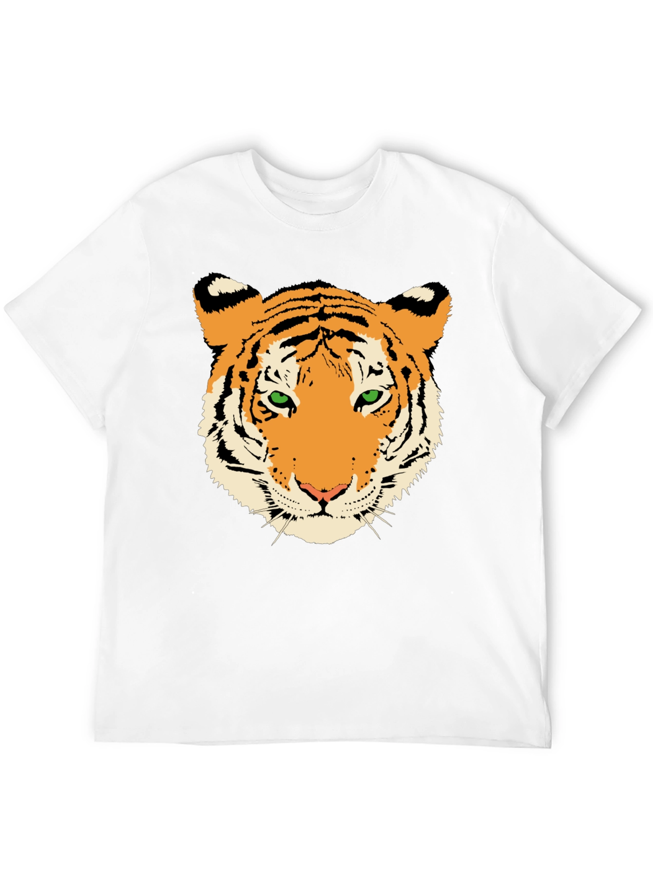 Tiger Graphic Print Mens T-Shirt