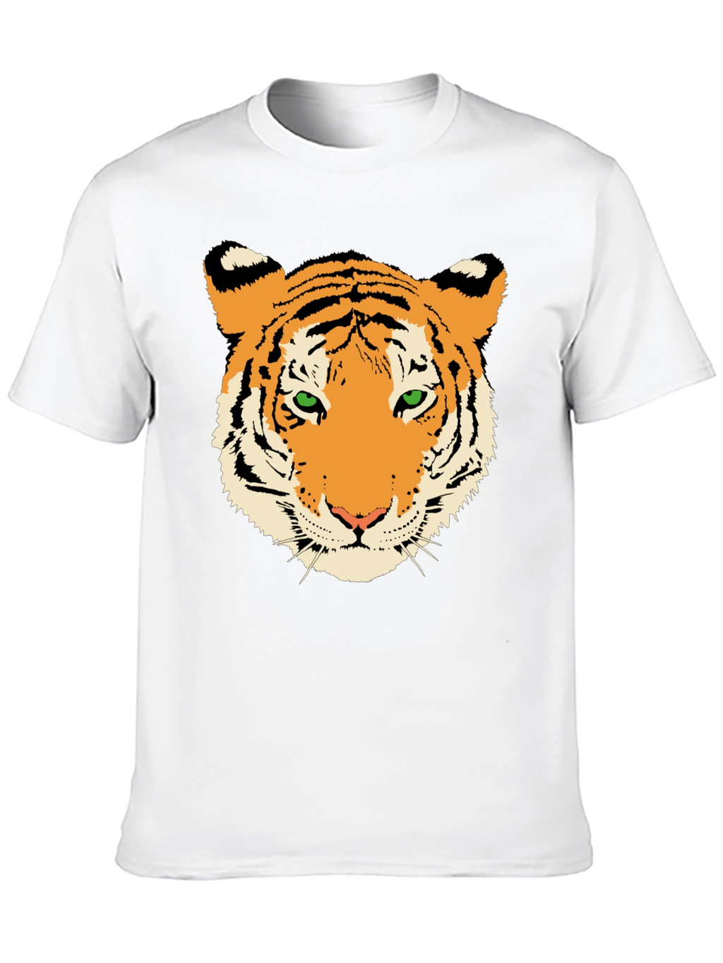 Tiger Graphic Print Mens T-Shirt