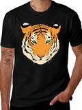 Tiger Graphic Print Mens T-Shirt