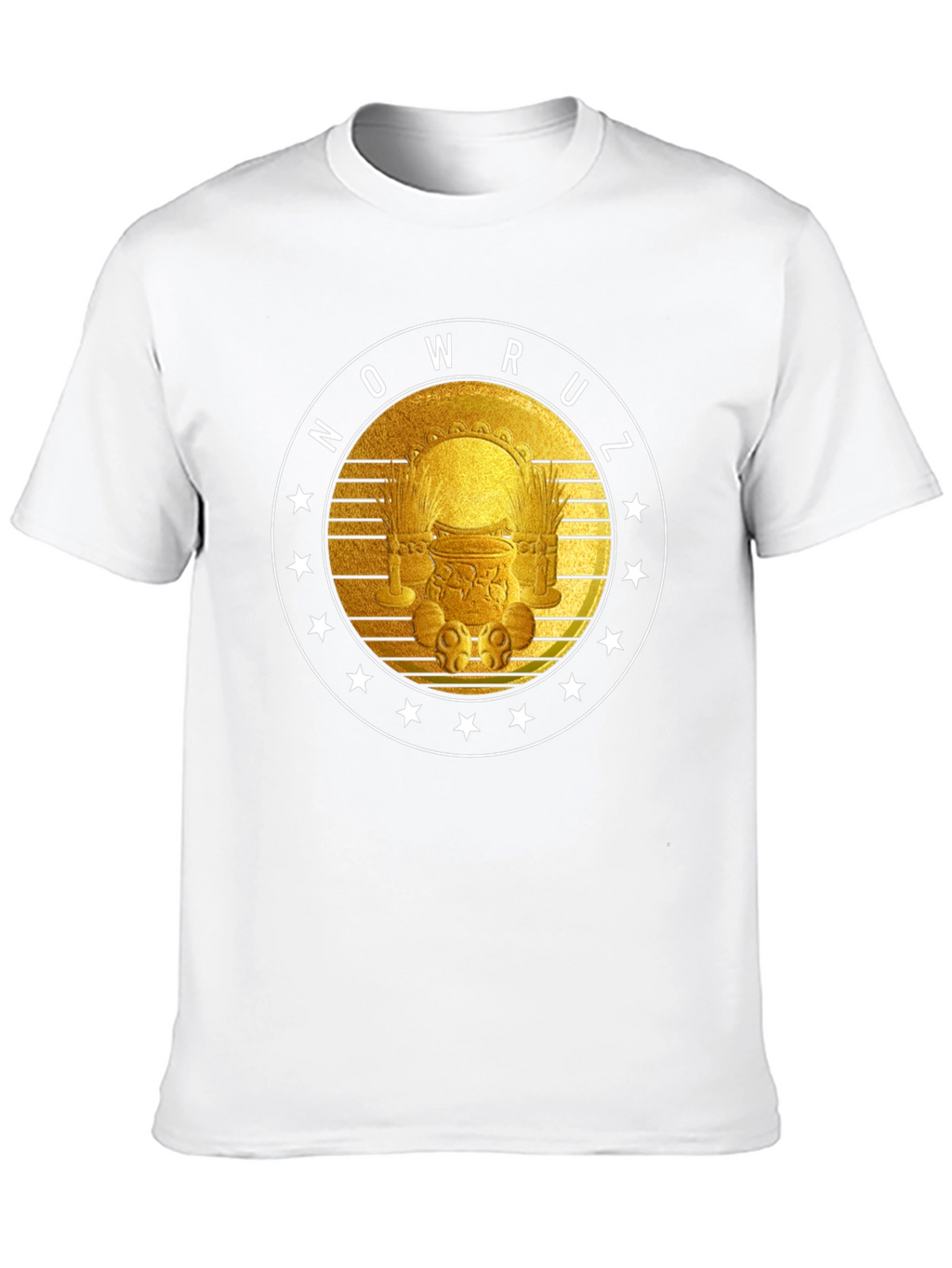 Nowruz T-Shirt - Golden Persian New Year Design