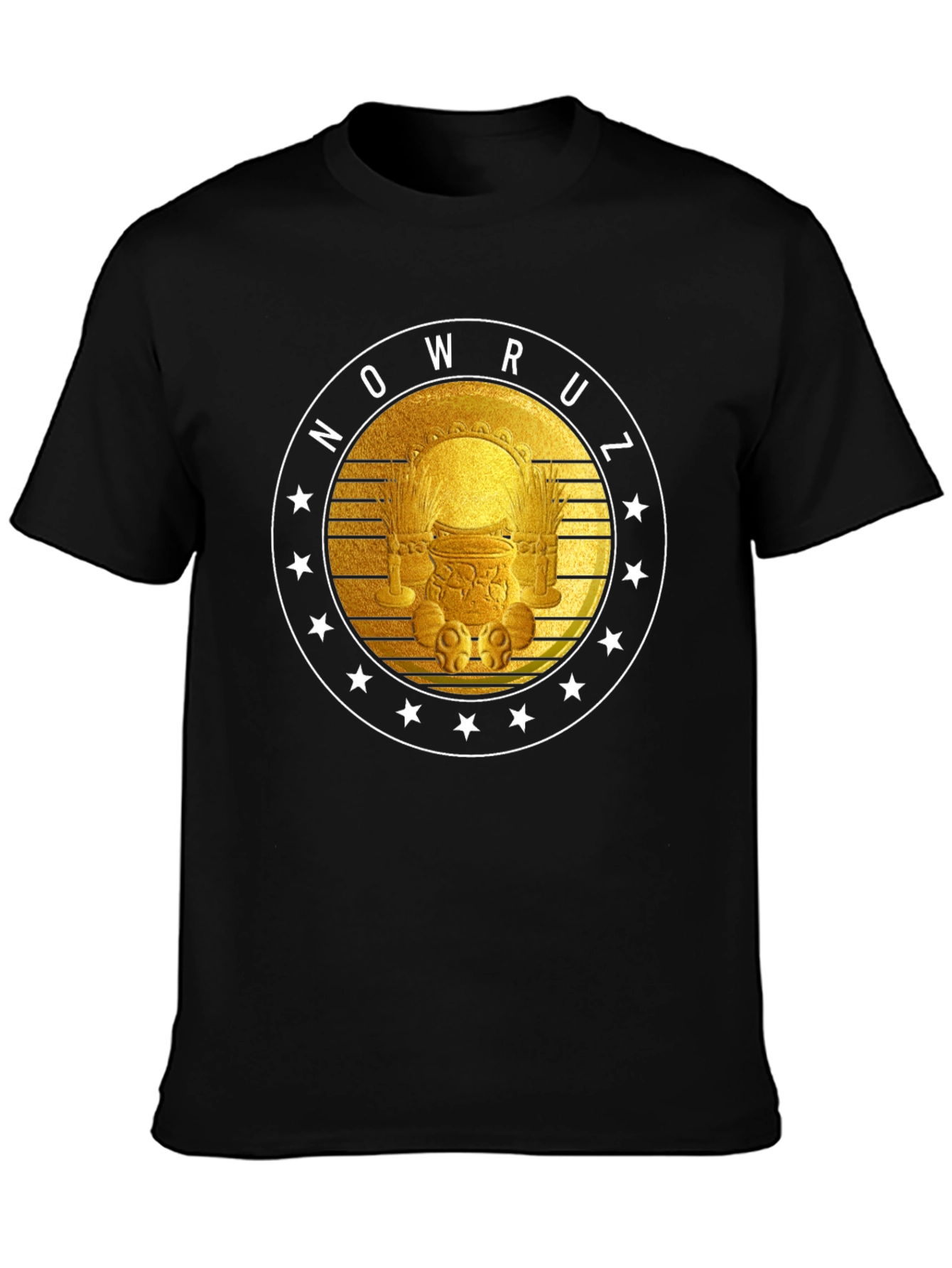 Nowruz T-Shirt - Golden Persian New Year Design