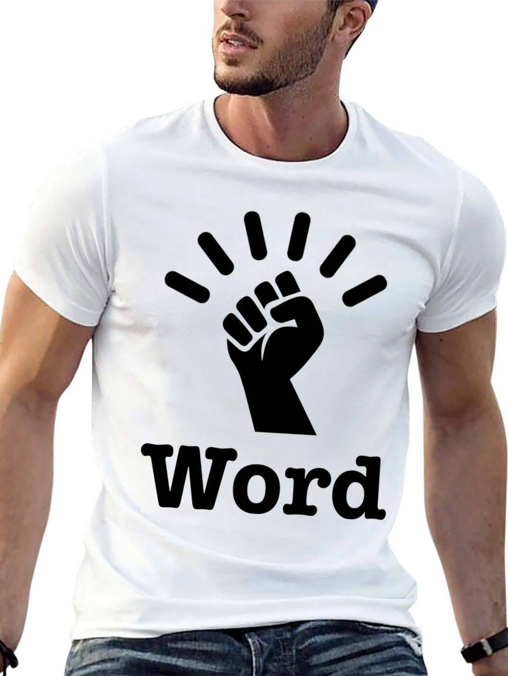 Word Black T-Shirt