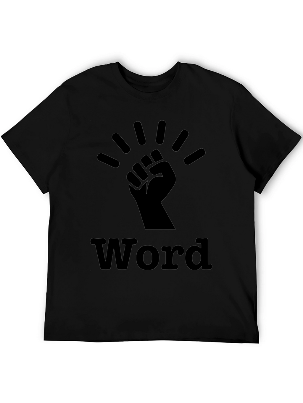 Word Black T-Shirt