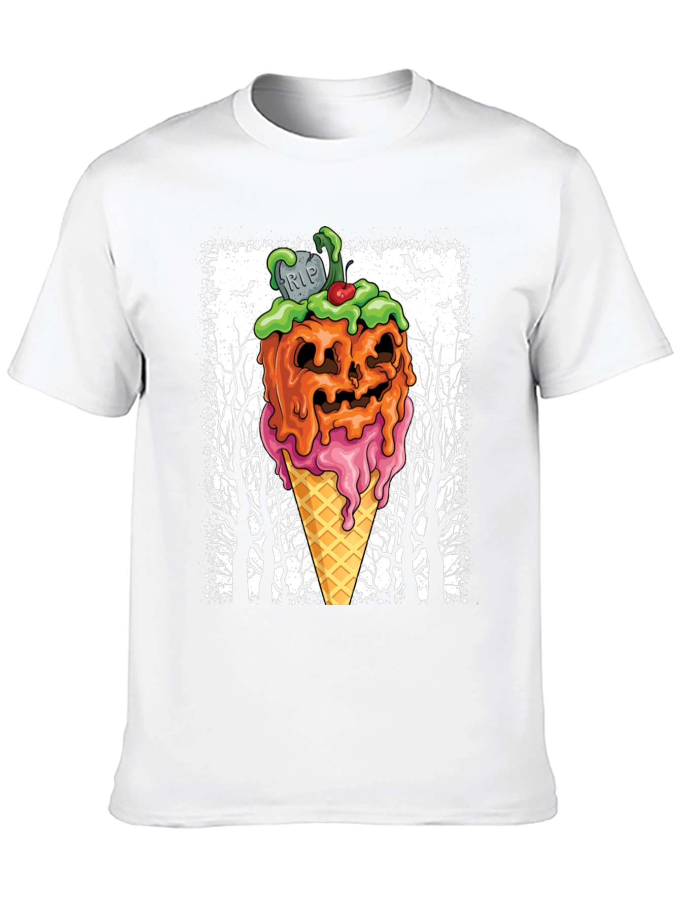 Halloween Pumpkin Ice Cream T-Shirt