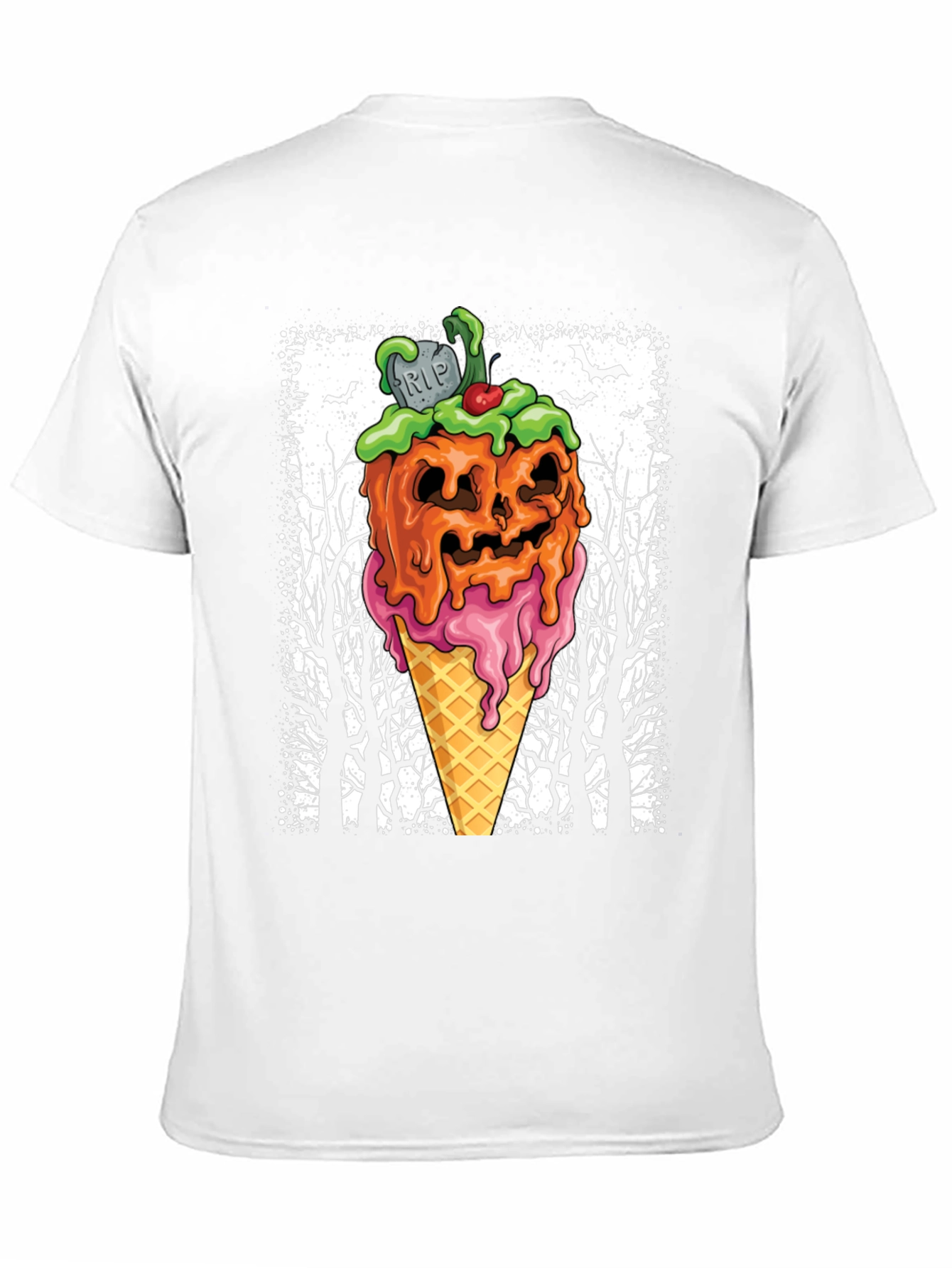 Halloween Pumpkin Ice Cream T-Shirt