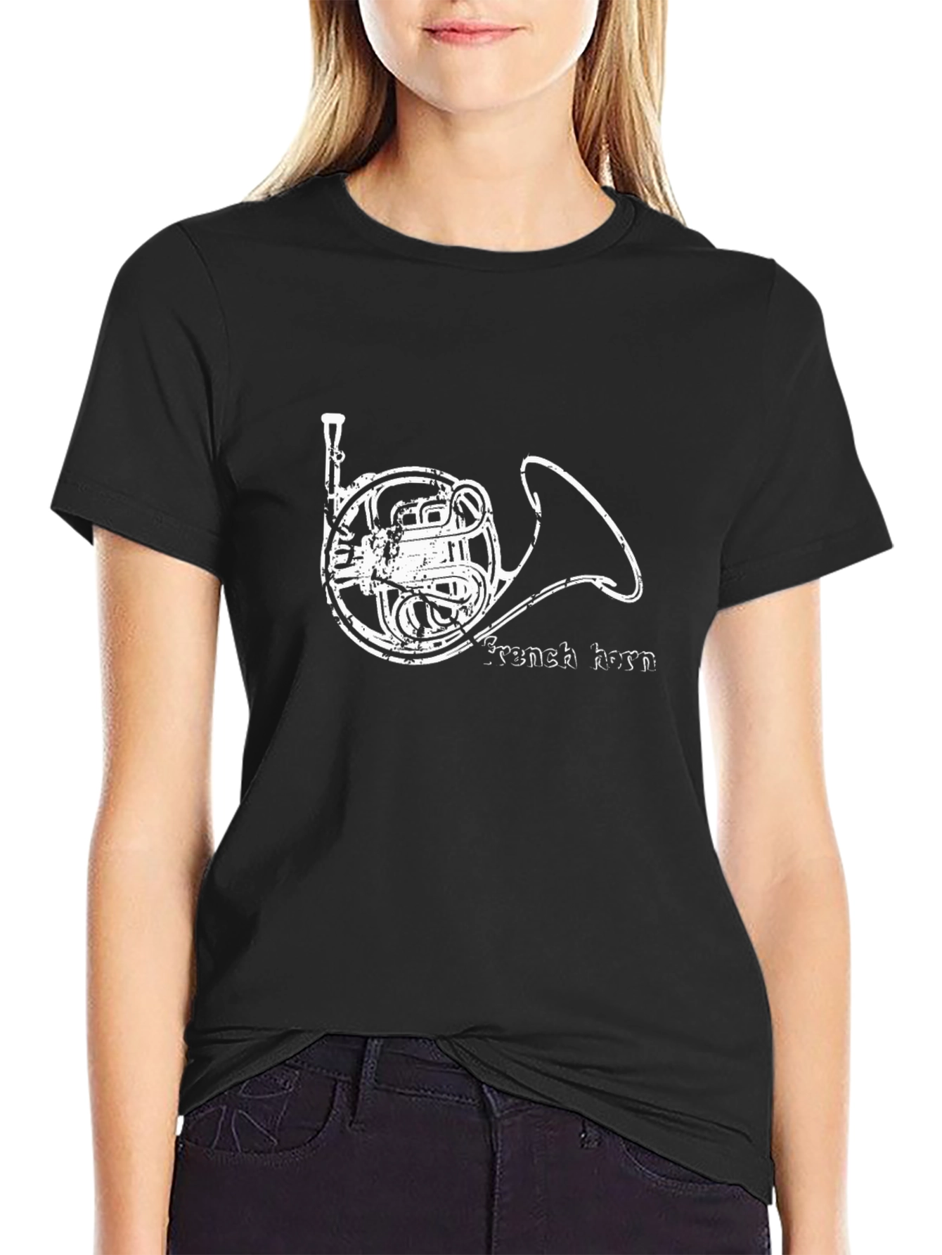French Horn Graphic T-Shirt