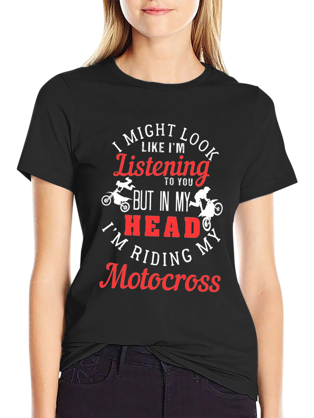 Motocross Rider T-Shirt - Im Riding Motocross