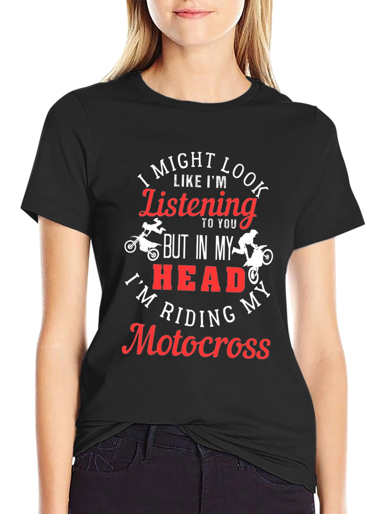 Motocross Rider T-Shirt - Im Riding Motocross